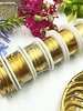 CRAFT WIRE 22GA ROUND 8YD NON TARNISH GOLD