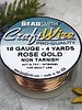 SALE CRAFT WIRE 18GA ROUND 4YD ROSE GOLD