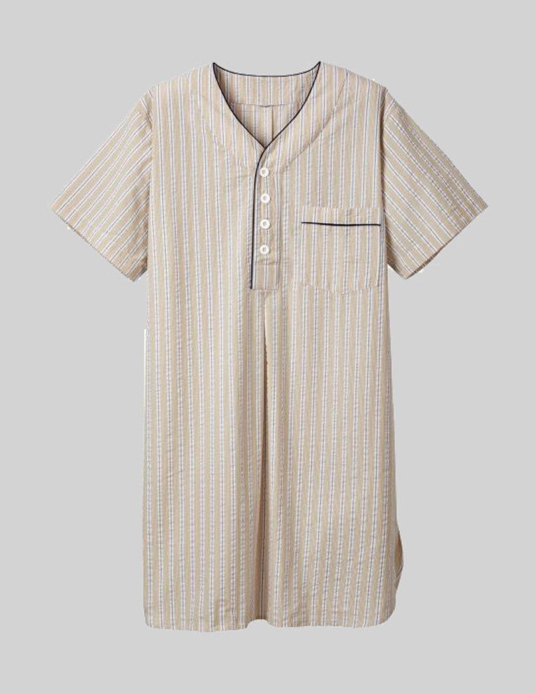 Seaboard Seaboard Men's Long Nightshirt - White -