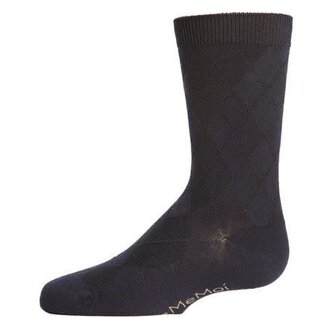 MeMoi MeMoi Boys All Over Argyle Crew Socks - MK-143 - MeMoi MeMoi Boys All Over Argyle Crew Socks - MK-143 -