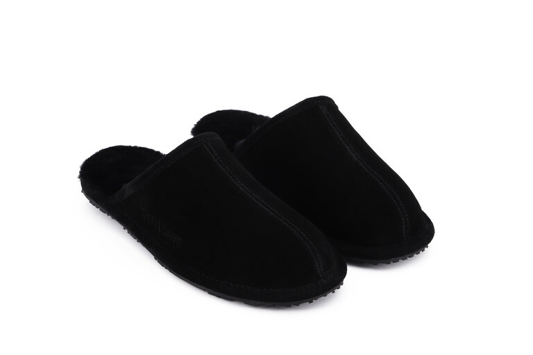 Ven Dave Ven Dave Mens Fur Lined Slippers -