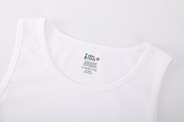Ven Dave Ven Dave Mens Sleeveless Undershirts - 2 Pack -