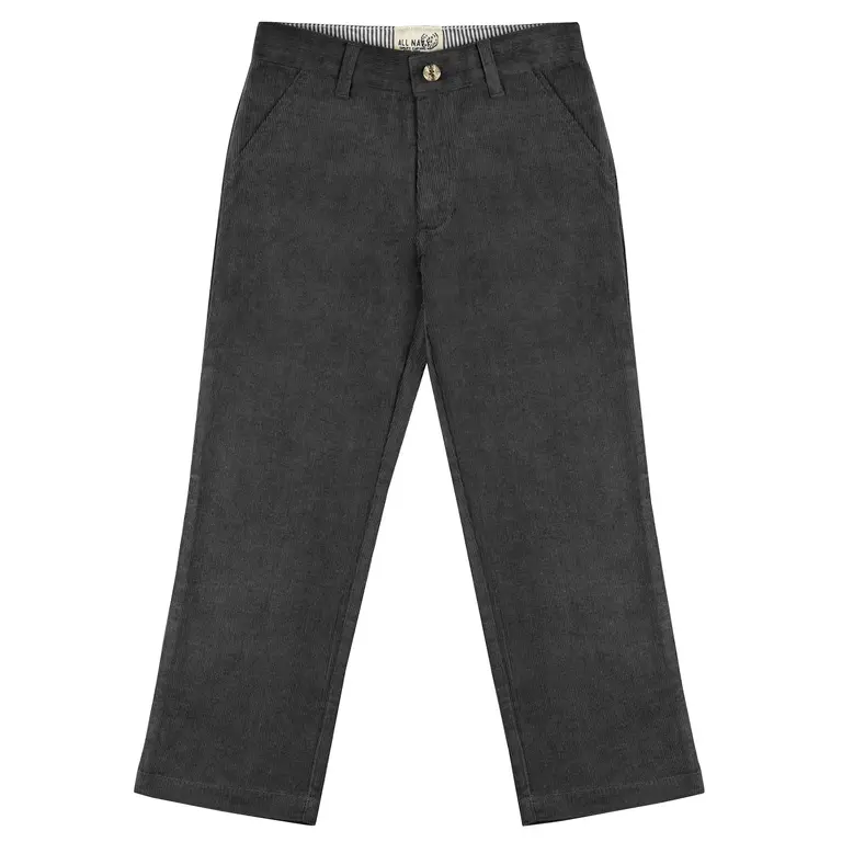 All Navy All Navy Boys Corduroy Pants - Slim Fit -