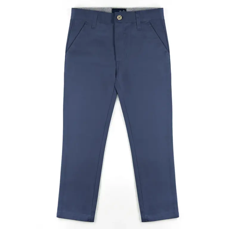 All Navy All Navy Boys Poly/Cotton Pants - Toddler Sizes - Slim Fit -