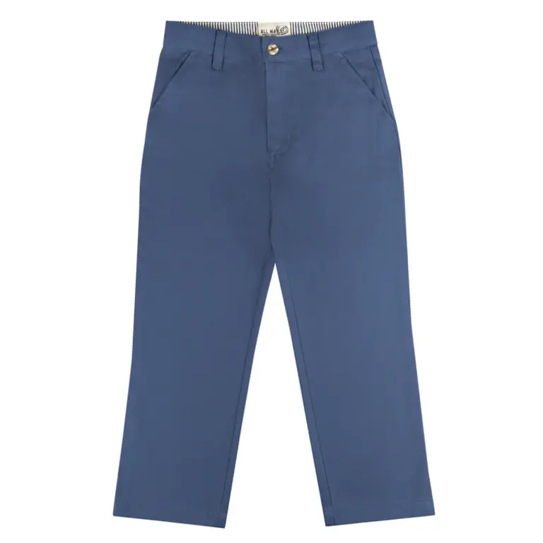All Navy All Navy Boys Poly/Cotton Pants - Toddler Sizes - Regular Fit -