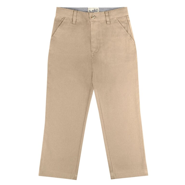 All Navy All Navy Boys Cotton Pants - Regular Fit -