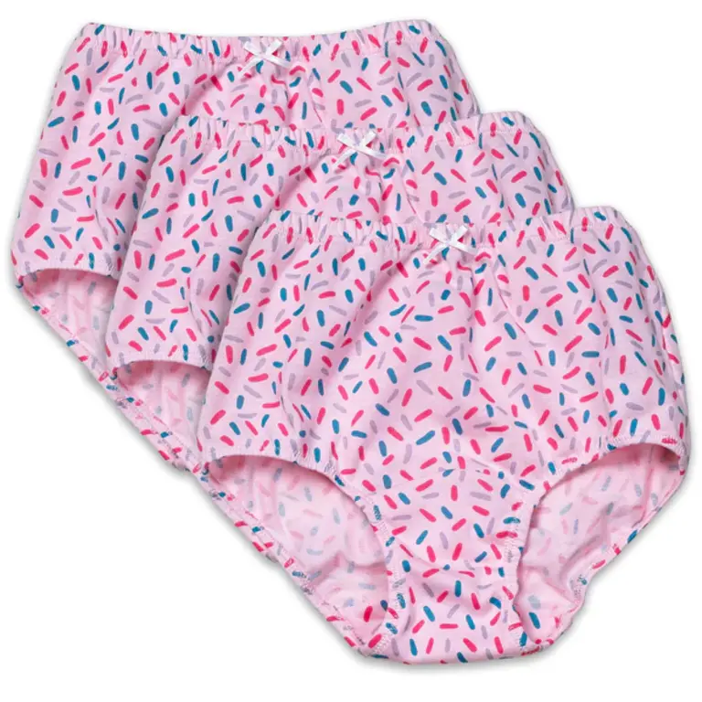 Candyland Candyland Girls Briefs - Sprinkle Design - 3 Pack -
