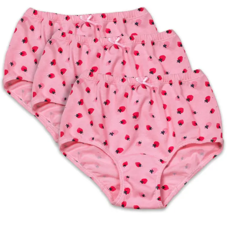 Candyland Candyland Girls Briefs - Strawberry Design -3 Pack -