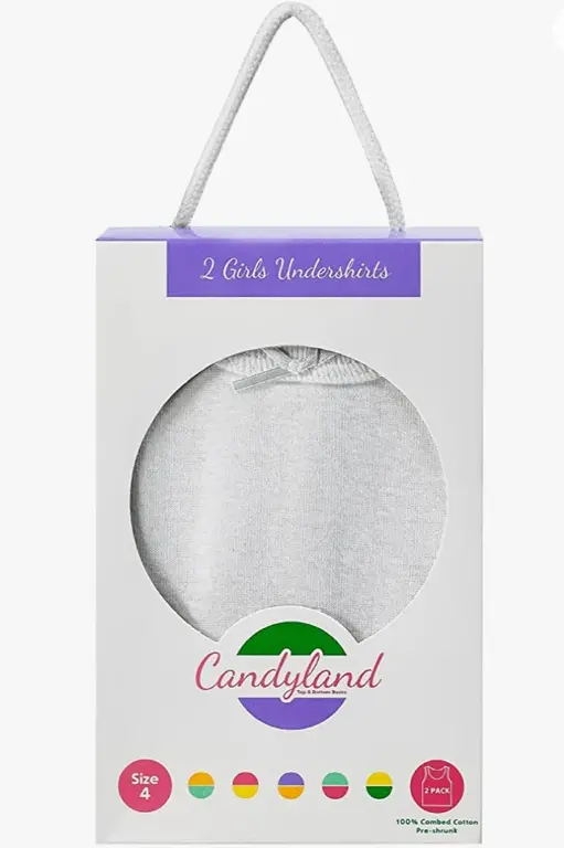 Candyland Candyland Girls Undershirts - 2 Pack -