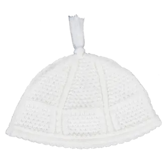 Nua Yerushalmi Knitted Shluf Kapel / Sleep Kippah