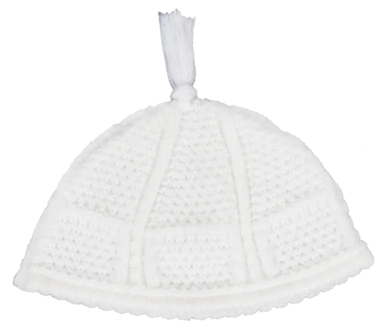 Nua Yerushalmi Knitted Shluf Kapel / Sleep Kippah