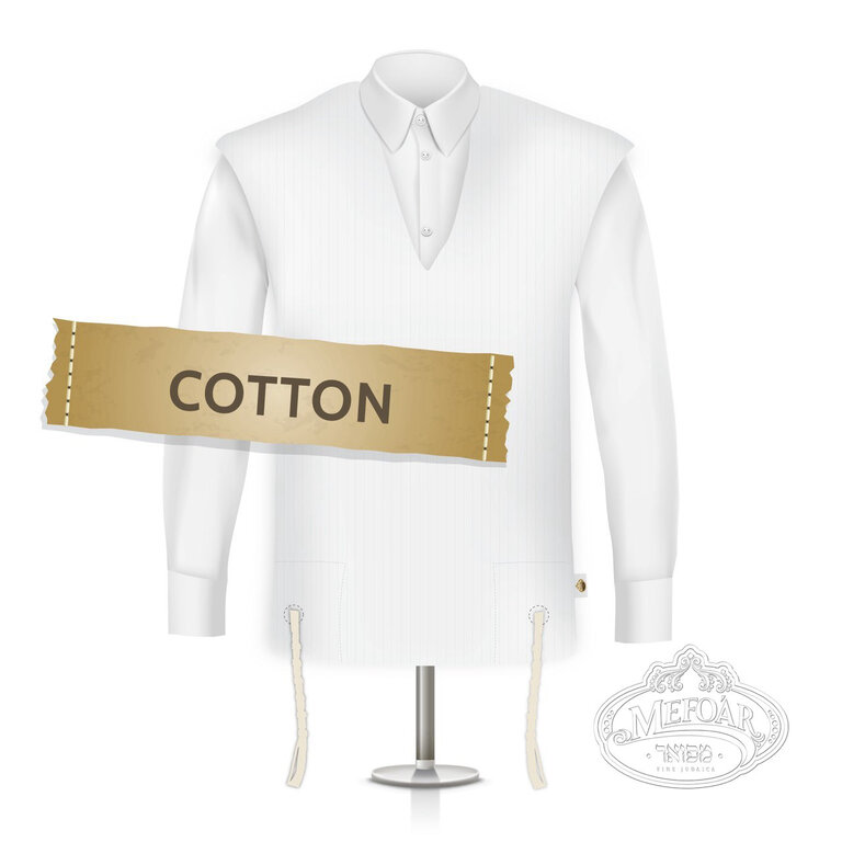 Mefoar Mefoar 100% Cotton Avodas Yad Tzitzis - 1 Hole -