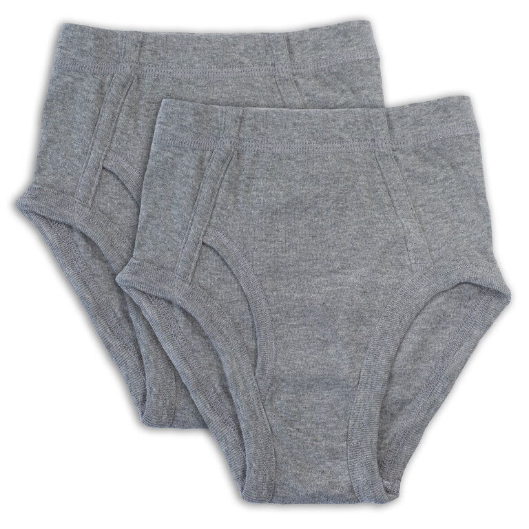 Keychain Keychain Boys Dark Grey Briefs - 2 Pack -