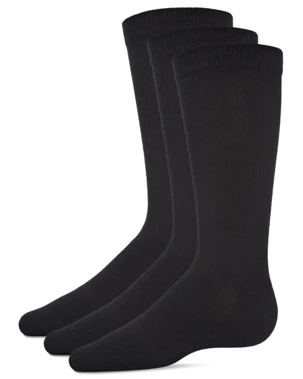 MeMoi MeMoi Boys Cotton Blend Flat Crew Socks - 3 Pack - MK-10951 -