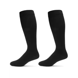 MeMoi MeMoi Mens Solid Cotton Black Compression Socks - 2 Pack - MM-4510 - MeMoi MeMoi Mens Solid Cotton Black Compression Socks - 2 Pack - MM-4510 -