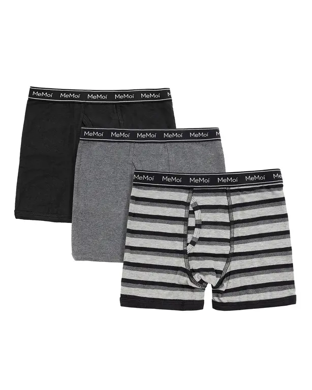 MeMoi MeMoi Boys Knit Boxer Briefs - MKU1015 - 3 Pack -