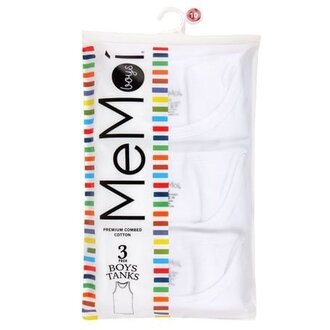 MeMoi MeMoi Boys Sleeveless Undershirts - 3 Pack