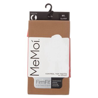 MeMoi MeMoi 90 Denier Control Top Tights - MO-892 -