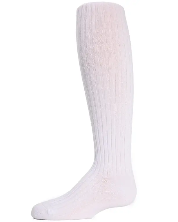 MeMoi MeMoi Girls Ribbed Knit Cotton Tights - MK-302 -