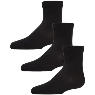 MeMoi Memoi Cotton Anklets - Mid Cut - 3 Pack - MK-556 -