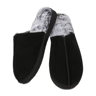 MeMoi MeMoi Mens Plush Suede Slippers - AZP08321 - MeMoi MeMoi Mens Plush Suede Slippers - AZP08321 -