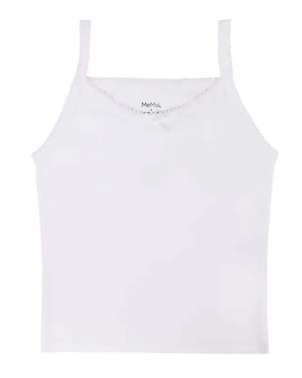 MeMoi MeMoi Girls Sleeveless Undershirts - Spaghetti Strap - 3 Pack -