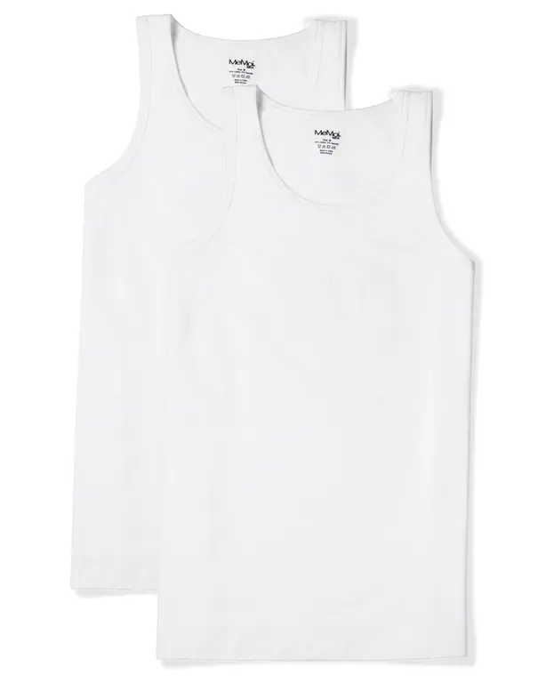 MeMoi MeMoi Mens Sleeveless Undershirt - MU-8000 -