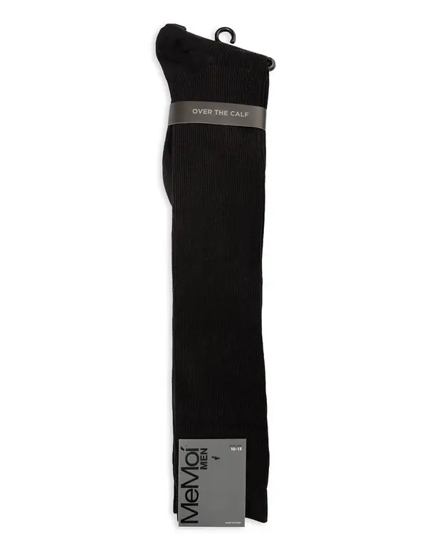 MeMoi MeMoi Mens Nylon Ribbed Long Socks - MN-106 -