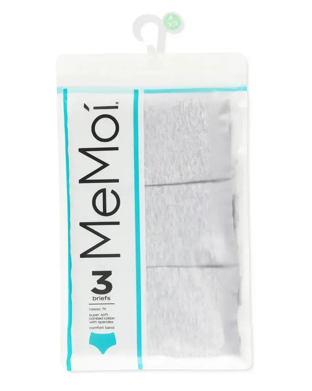 MeMoi MeMoi Ladies Briefs - 3 Pack - MU-1013 -