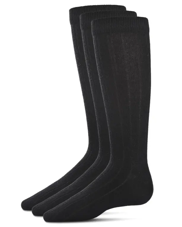 MeMoi MeMoi Boys Bamboo Ribbed Socks - 3 Pack - MK-10960 -