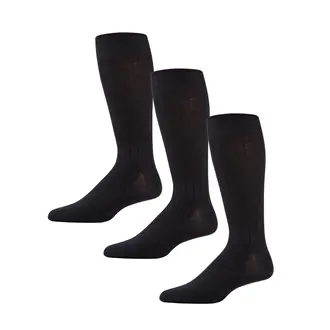 MeMoi MeMoi Mens Cotton Blend Ribbed Socks - 3 Pack - MM-450 -