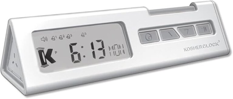 Kosher Innovations KosherClock™ 3 / Kosher Shabbos Alarm Clock