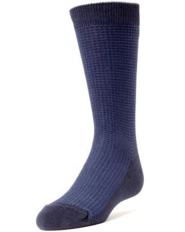 MeMoi MeMoi Boys Diamond Texture Dress Socks - MK-141 -