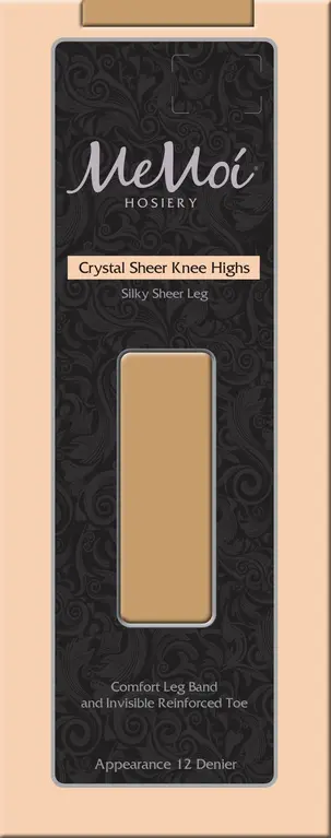 MeMoi MeMoi 12 Denier Silky Sheer Knee High - MS-709 -