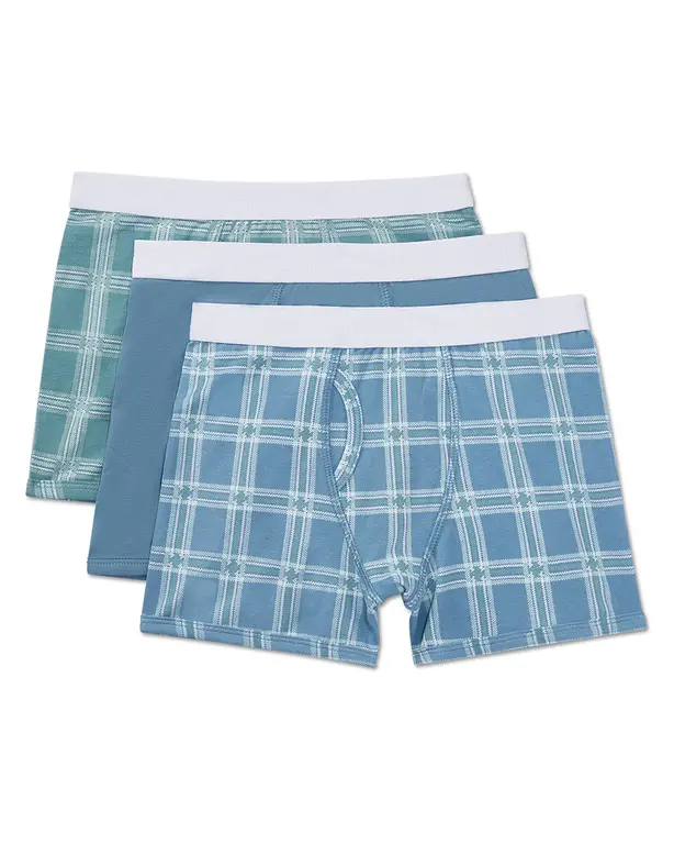 MeMoi MeMoi Boys Knit Boxer Briefs - MKU1300 - 3 Pack -