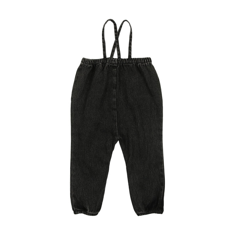 Analogie Analogie Denim Bow Suspender Romper - FW24 -