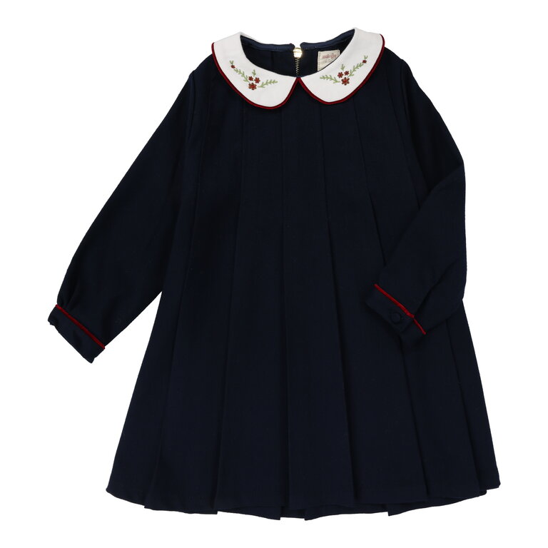 Analogie Analogie Collar Pleated Dress - FW24 -
