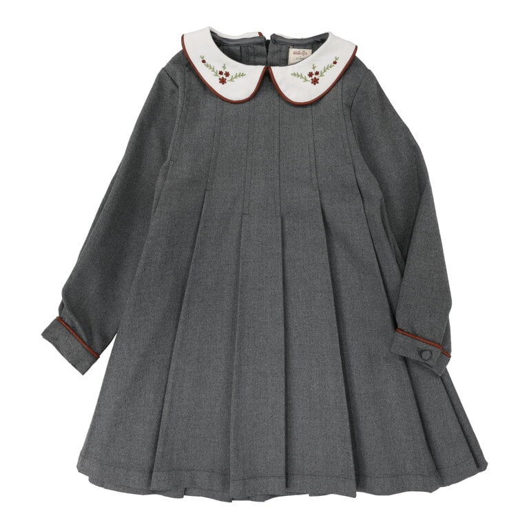 Analogie Analogie Collar Pleated Dress - FW24 -