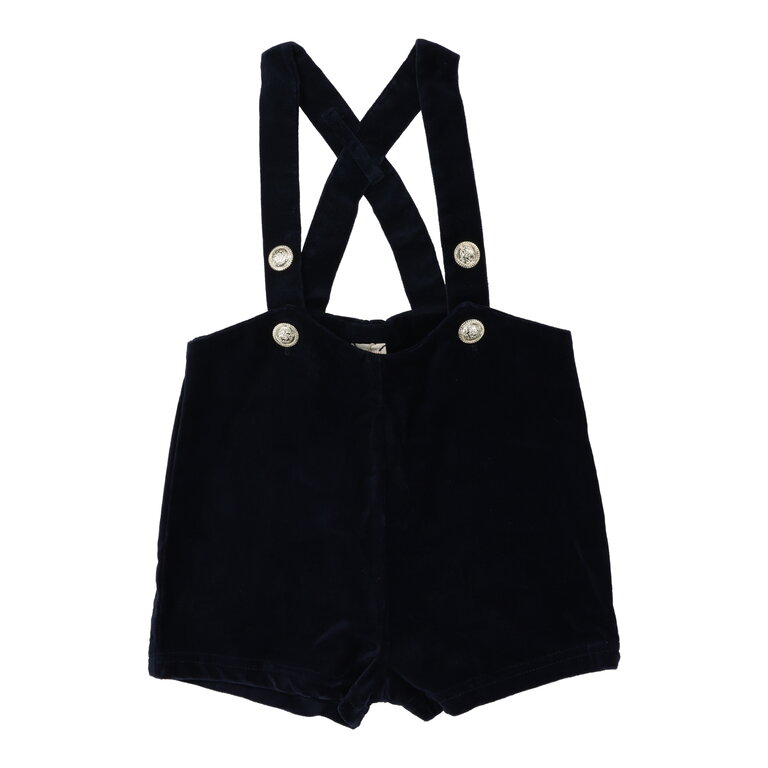 Analogie Analogie Velvet Suspender Shorts -