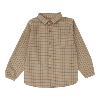 Analogie Analogie Toddler Boys Windowpane Shirt - FW24 - Analogie Analogie Toddler Boys Windowpane Shirt - FW24 -