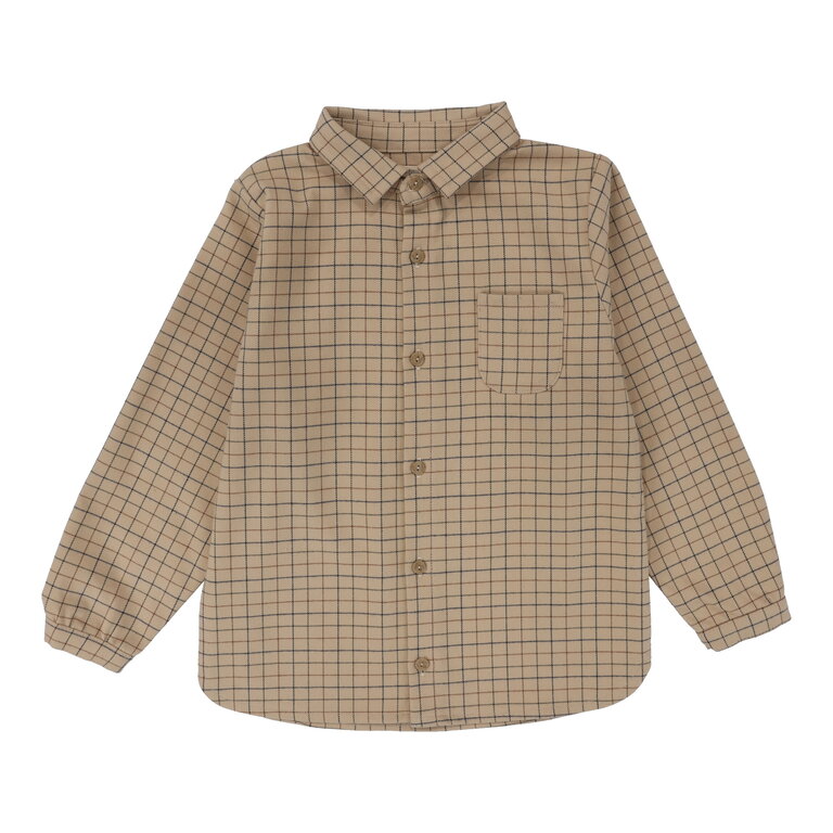 Analogie Analogie Toddler Boys Windowpane Shirt - FW24 -
