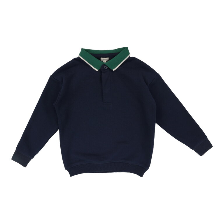 Lil Legs Lil Legs Varsity Sweatshirt Polo - FW24 -