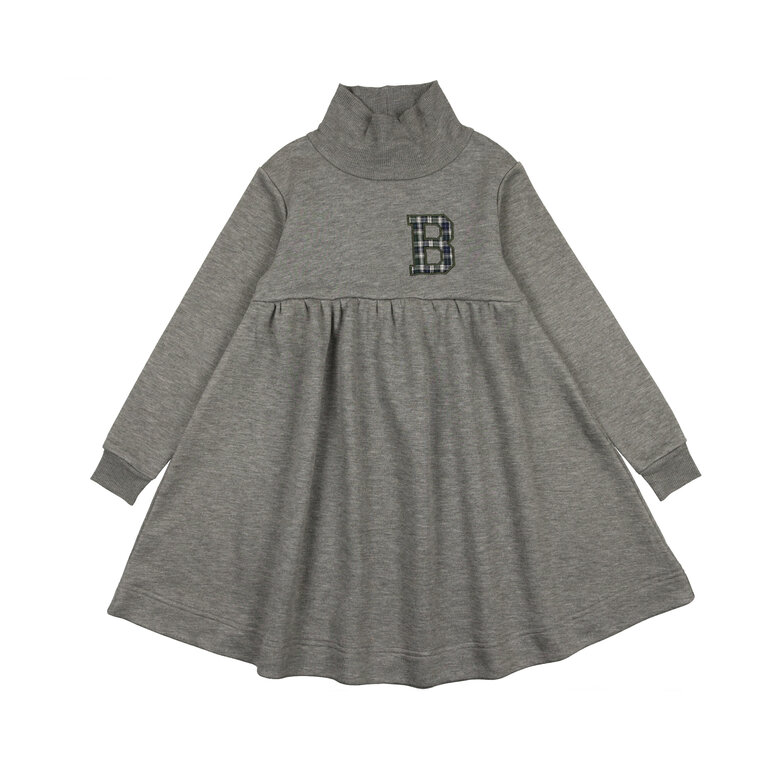 Lil Legs Lil Legs Plaid Applique Sweatshirt Dress - FW24 -