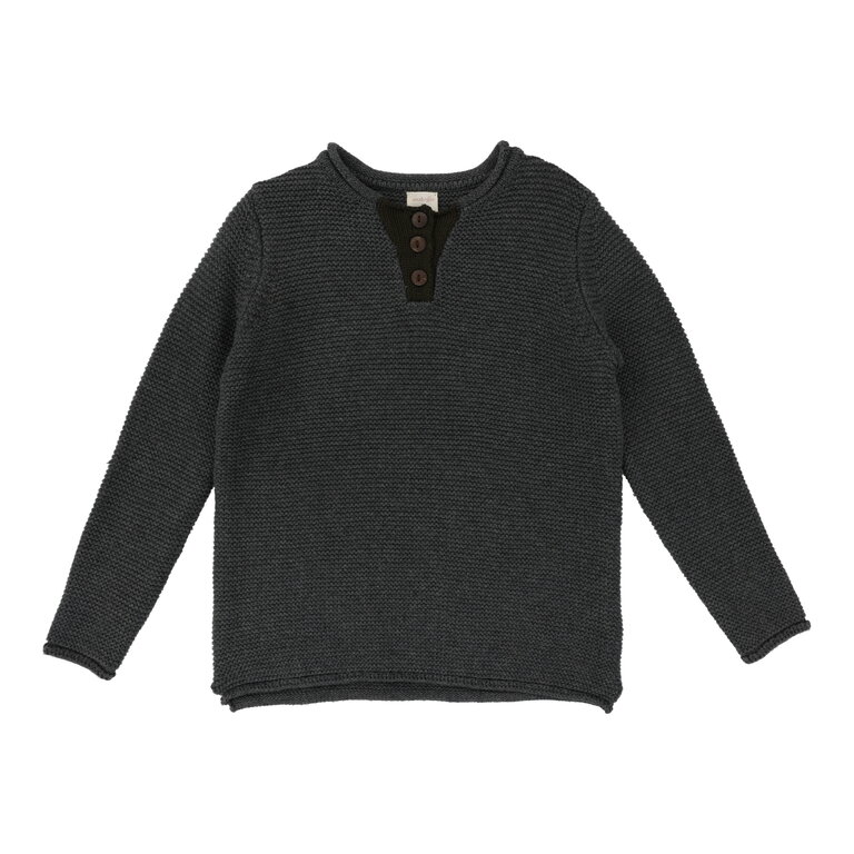 Analogie Analogie Contrast Placket Sweater - FW24 -