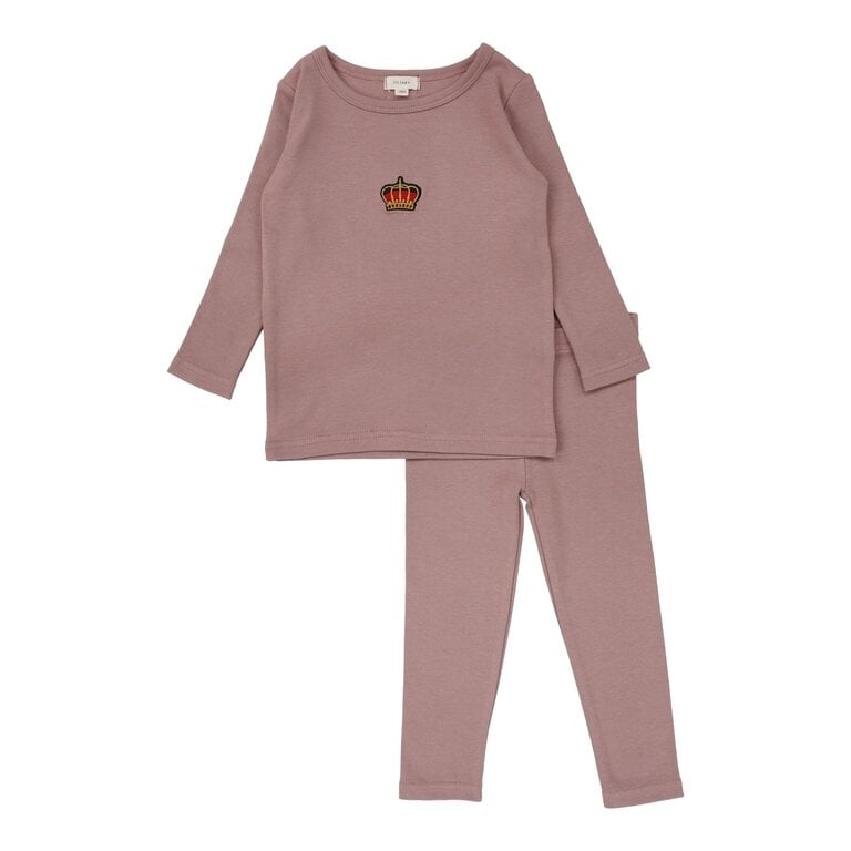 Lil Legs Lil Legs Crown Lounge Set - FW24 -