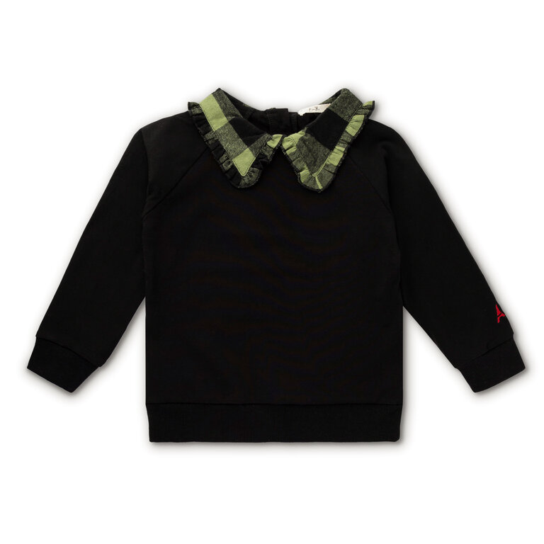 Jolie Enfants Jolie Enfants Plaid Girls Sweatshirt - FB2526 - FW24 -