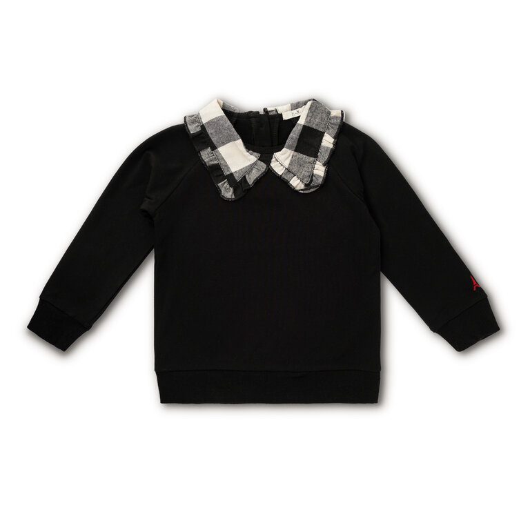 Jolie Enfants Jolie Enfants Plaid Girls Sweatshirt - FB2526 - FW24 -