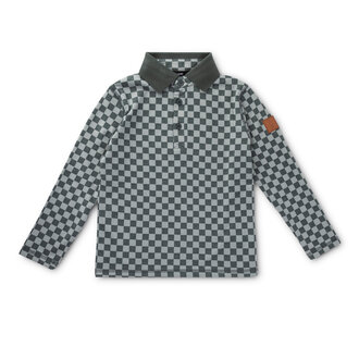Jolie Enfants Jolie Enfants Washed Checked Polo - FB1129 - FW24 - Jolie Enfants Jolie Enfants Washed Checked Polo - FB1129 - FW24 -