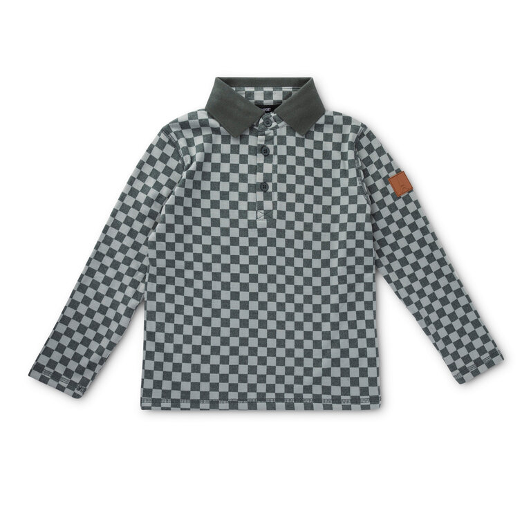 Jolie Enfants Jolie Enfants Washed Checked Polo - FB1129 - FW24 -