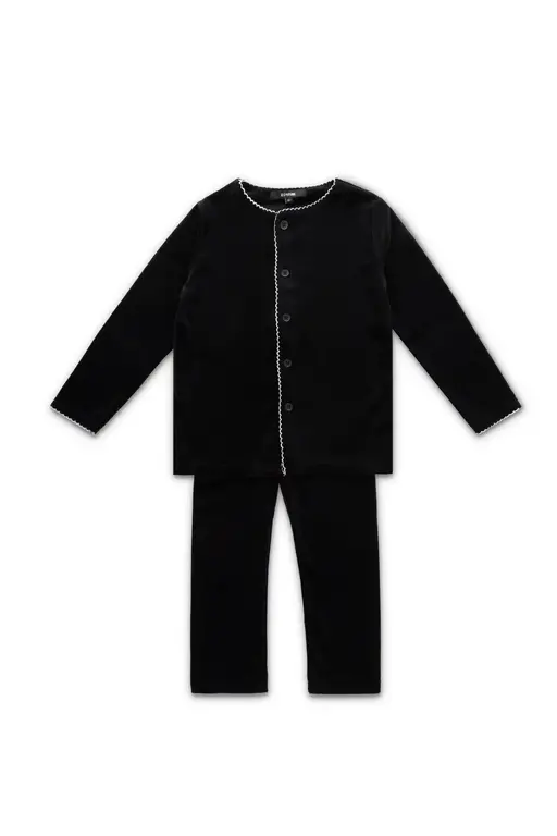 Jolie Enfants Jolie Enfants Scalloped Trim Boys 2-Piece Set - FC1825 - FW24 -